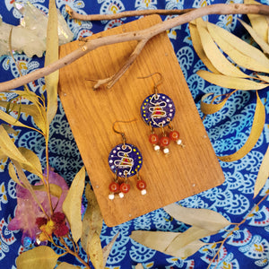Earthship Dangle Earrings - KOSMASUTRA